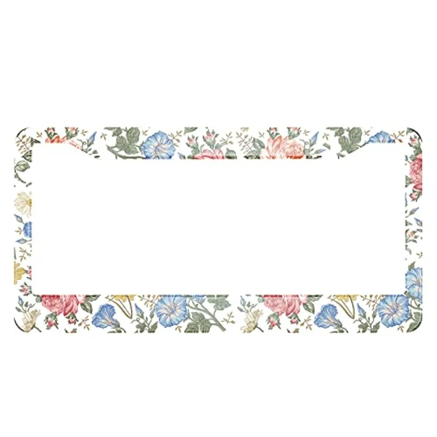 Floral License Plate Frame Beautiful Chamomile Rose Petunia Wildflowers Print License Plate Cover Aluminum Metal License Plate
Floral License Plate Frame Beautiful Chamomile Rose Petunia Wildflowers Print License Plate Cover Aluminum Metal License Plate