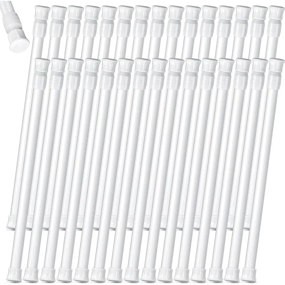 30 Pack Adjustable Tension Rods 28 to 48 Inch Expandable Spring Curtain Rods No Drill Anti Rust Non Slip Multipurpose Shower
30 Pack Adjustable Tension Rods 28 to 48 Inch Expandable Spring Curtain Rods No Drill Anti Rust Non Slip Multipurpose Shower