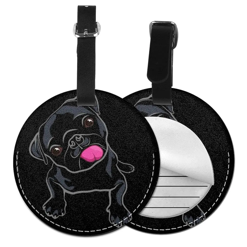 Free ShippingLuggage Tag Black Pug Lover, Pu Leather Bag Travel Suitcases Id Identifier Baggage Label for Women Men Boys Girls
Free ShippingLuggage Tag Black Pug Lover, Pu Leather Bag Travel Suitcases Id Identifier Baggage Label for Women Men Boys Girls