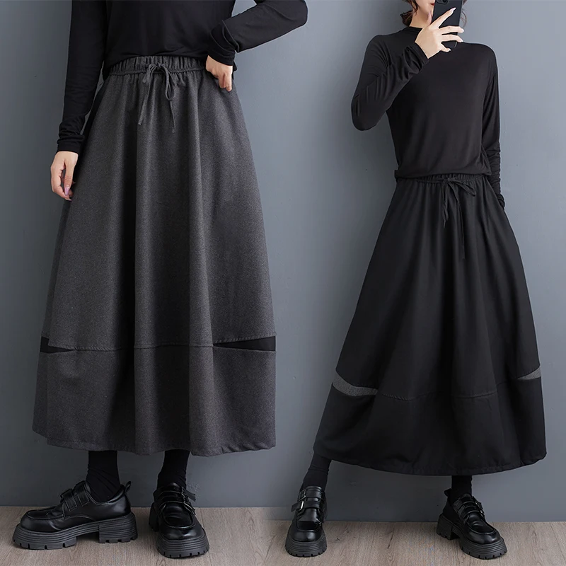 Autumn Winter New Sle Color Blo Tweed A-Line Long Skirt Loose plus Size Lantern Flower Bud f Body Skirt High Waist
Autumn Winter New Sle Color Blo Tweed A-Line Long Skirt Loose plus Size Lantern Flower Bud f Body Skirt High Waist