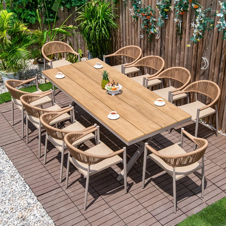 Modern Metal Design Outdoor Chair and Table Set Durable Rattan Patio Furniture for Garden Events
Modern Metal Design Outdoor Chair and Table Set Durable Rattan Patio Furniture for Garden Events