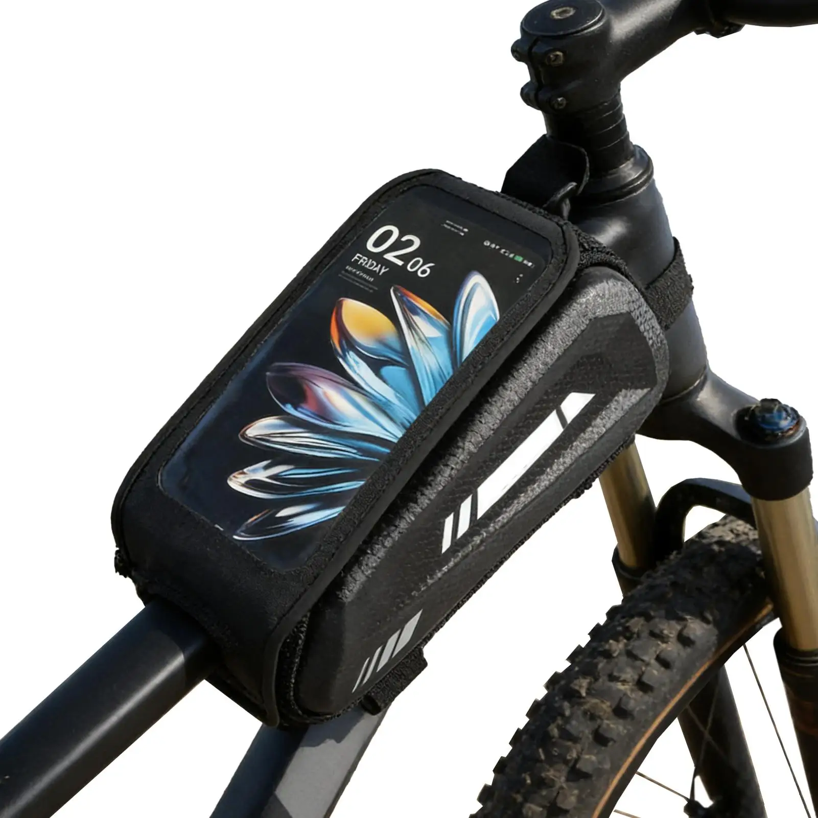 Bike Phone Holder Bag Waterproof Touchscreen Shockproof Case Double Zipper Top Tube Bike Bag For Cycling Mountain Road Urban
Bike Phone Holder Bag Waterproof Touchscreen Shockproof Case Double Zipper Top Tube Bike Bag For Cycling Mountain Road Urban