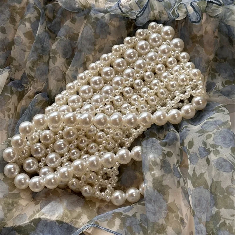 Women Woven Hand Bag Exquisite Design Hollow-out Handmade Beaded Tote Shoulder Bag Female Small Handbag
Women Woven Hand Bag Exquisite Design Hollow-out Handmade Beaded Tote Shoulder Bag Female Small Handbag