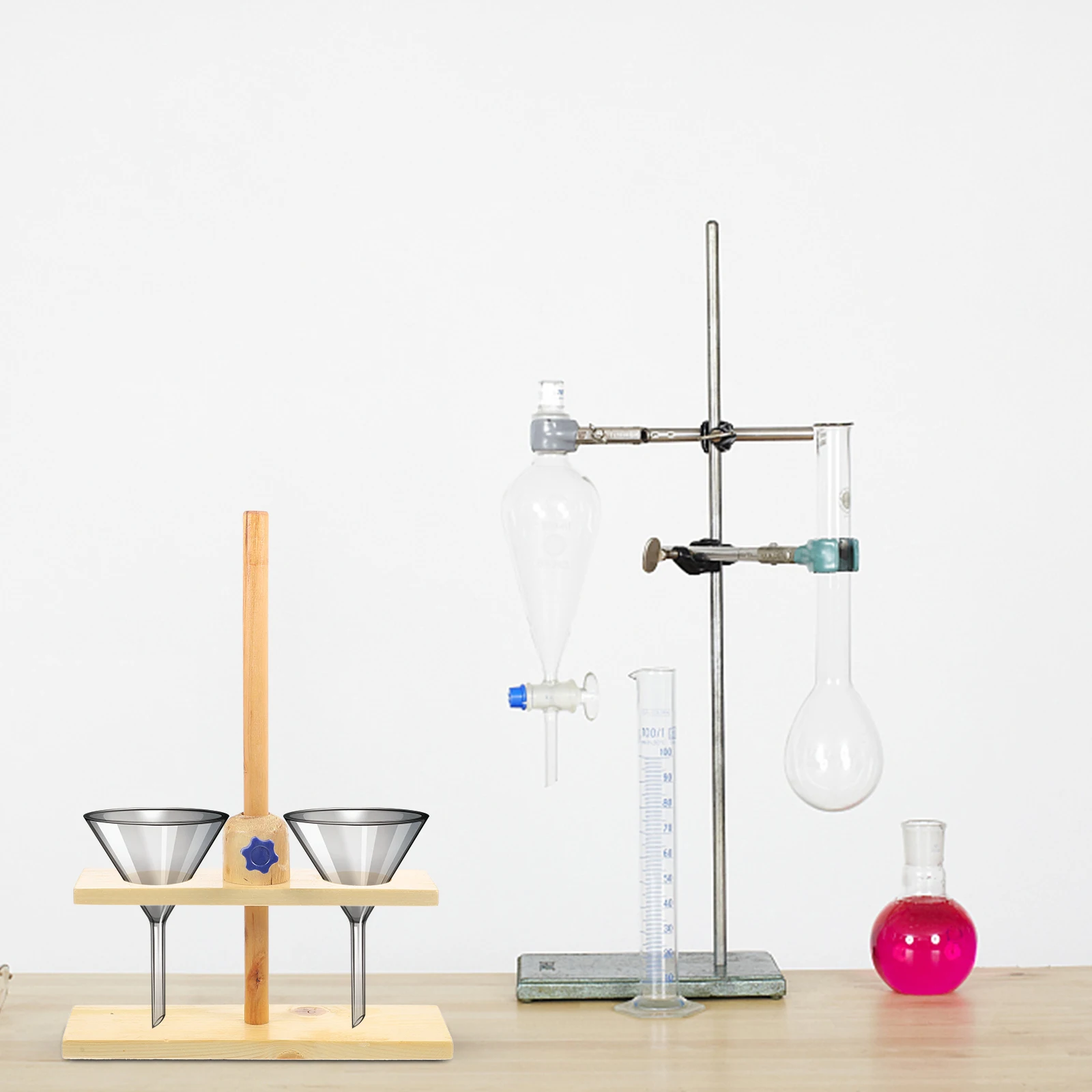 Double Hole Funnel Bracket 2 Holes Random Equipment Teaching Instruments Chemistry Stand Laboratory Supporting Tools
Double Hole Funnel Bracket 2 Holes Random Equipment Teaching Instruments Chemistry Stand Laboratory Supporting Tools
