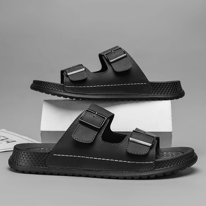 Shoes Men Sandals Slippers Sneaker Leather Men's Sneakers Summer Beach Shoes Sandals For Male Large Size Black Casual Sandals
Shoes Men Sandals Slippers Sneaker Leather Men's Sneakers Summer Beach Shoes Sandals For Male Large Size Black Casual Sandals