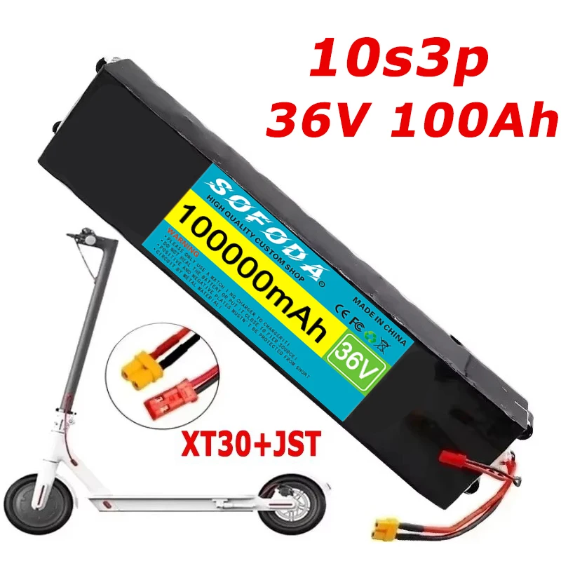 10S3P 36V 100000mAh 36v Electric Scooter Battery Pack 18650 Lithium M365 Electric Scooter 36v Battery Scooter
10S3P 36V 100000mAh 36v Electric Scooter Battery Pack 18650 Lithium M365 Electric Scooter 36v Battery Scooter