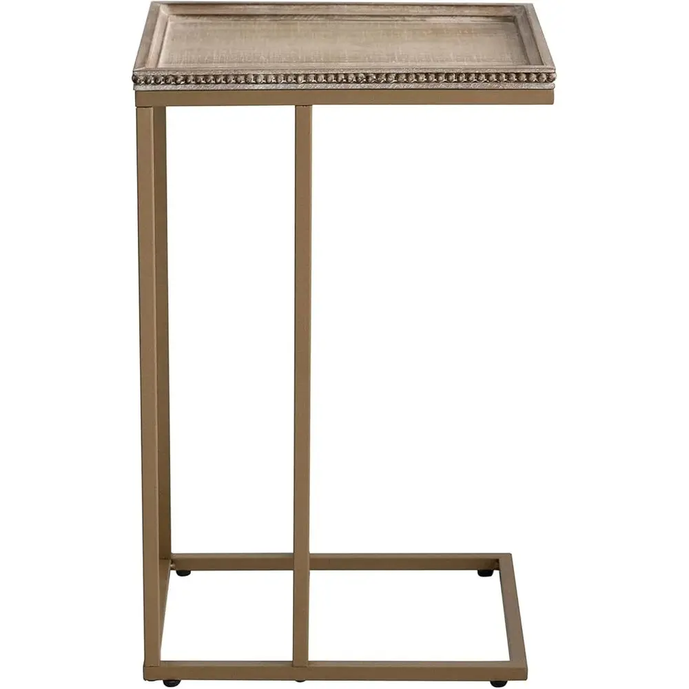 armhouse C Table Couch End Table, Rustic Distred Beaded Edge Tray Top Soa Snack Side Table, Gold
armhouse C Table Couch End Table, Rustic Distred Beaded Edge Tray Top Soa Snack Side Table, Gold