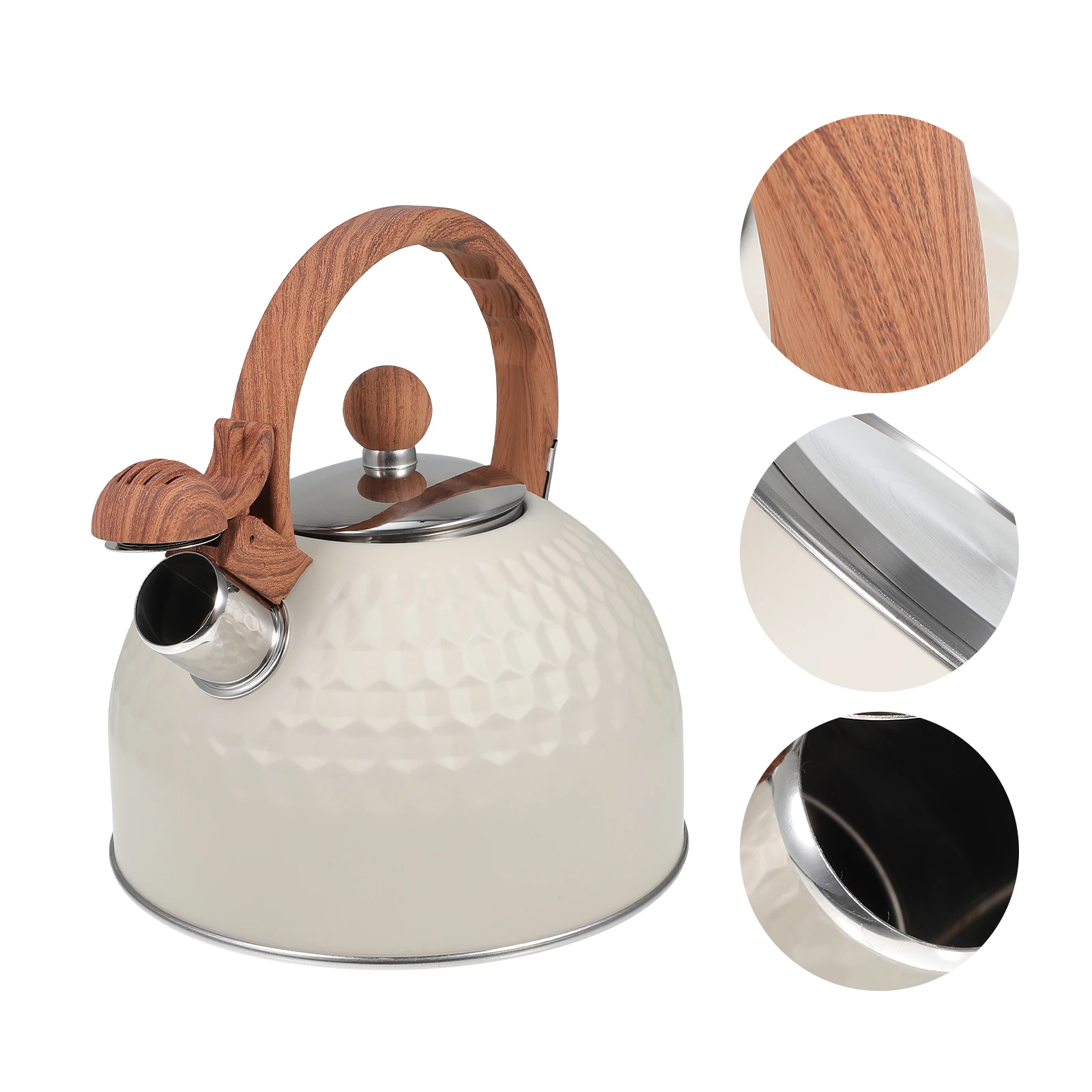 Efficient Stainless Steel Kettle Cool Handle Home Teakettle Suitable For All Stove Tops Tea Brewing Essential
Efficient Stainless Steel Kettle Cool Handle Home Teakettle Suitable For All Stove Tops Tea Brewing Essential
