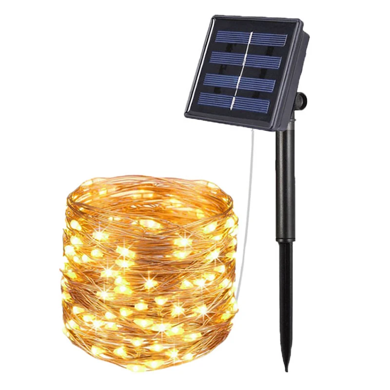LED Copper Wire Lights 7M/12M/22M/32M 8 Modes Solar Fairy Lights Xmas Lights Garden Decoration Garden Light Room Ramadan Decor
LED Copper Wire Lights 7M/12M/22M/32M 8 Modes Solar Fairy Lights Xmas Lights Garden Decoration Garden Light Room Ramadan Decor