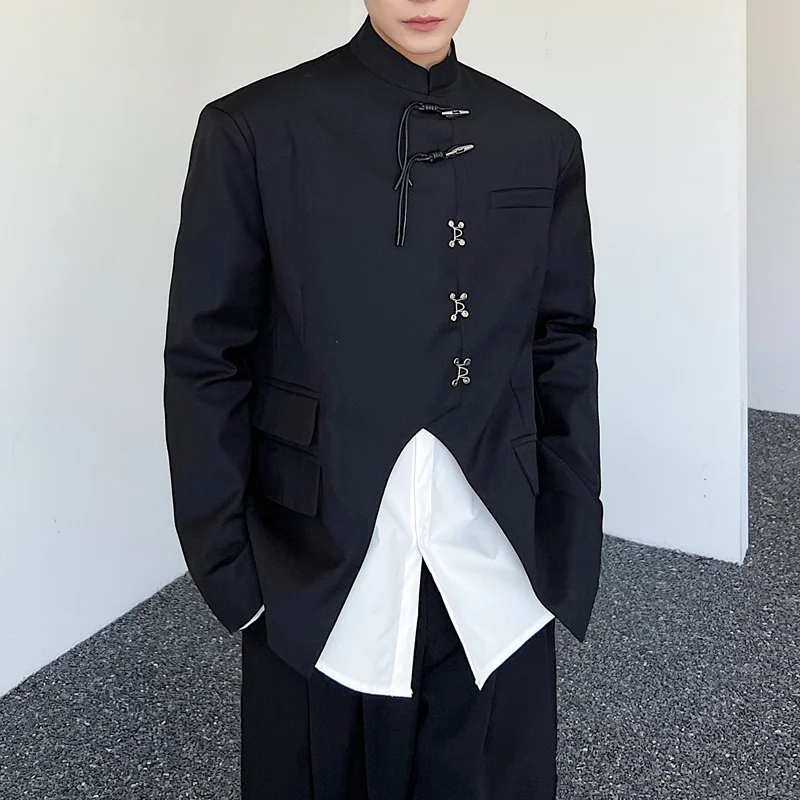 New Chinese Sle Men's Casual Suit Jaet Stand Collar Haome Design Sensation High-End Feeling Long Sve Autumn Wear
New Chinese Sle Men's Casual Suit Jaet Stand Collar Haome Design Sensation High-End Feeling Long Sve Autumn Wear