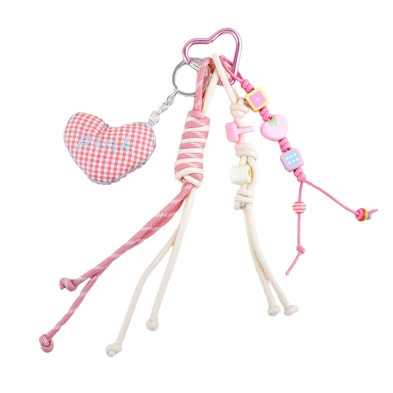 E8FB Braided Rope Keychain Bag Decorations Charms Car Keyring Trendy Bag Accessories Backpack Pendant Charm for Purse Bag
E8FB Braided Rope Keychain Bag Decorations Charms Car Keyring Trendy Bag Accessories Backpack Pendant Charm for Purse Bag
