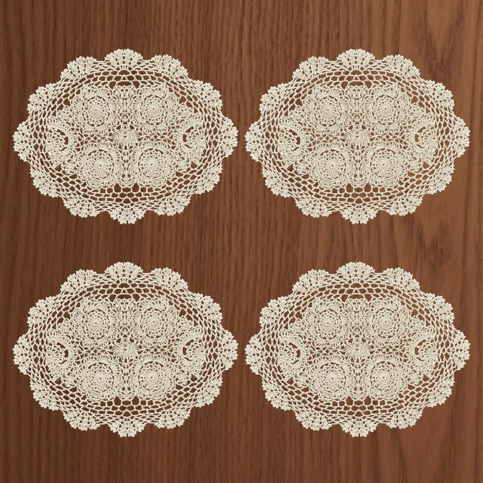 4 шт., хлопковые вязаные крючком салфетки ручной работы, 12x18, овальные кружевные салфетки в стиле бохо с цветочным принтом, винтажная мебельная ткань, чехол, декор стола для комнаты
4 шт., хлопковые вязаные крючком салфетки ручной работы, 12x18, овальные кружевные салфетки в стиле бохо с цветочным принтом, винтажная мебельная ткань, чехол, декор стола для комнаты