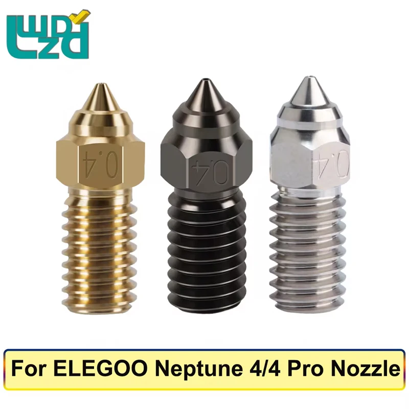 Сопло для ELEGOO Neptune 4/4 pro, латунное сопло из закаленной нержавеющей стали 0,2/0,4/0,6/0,8/1,0 мм, нить 1,75 мм, детали 3D-принтера
Сопло для ELEGOO Neptune 4/4 pro, латунное сопло из закаленной нержавеющей стали 0,2/0,4/0,6/0,8/1,0 мм, нить 1,75 мм, детали 3D-принтера