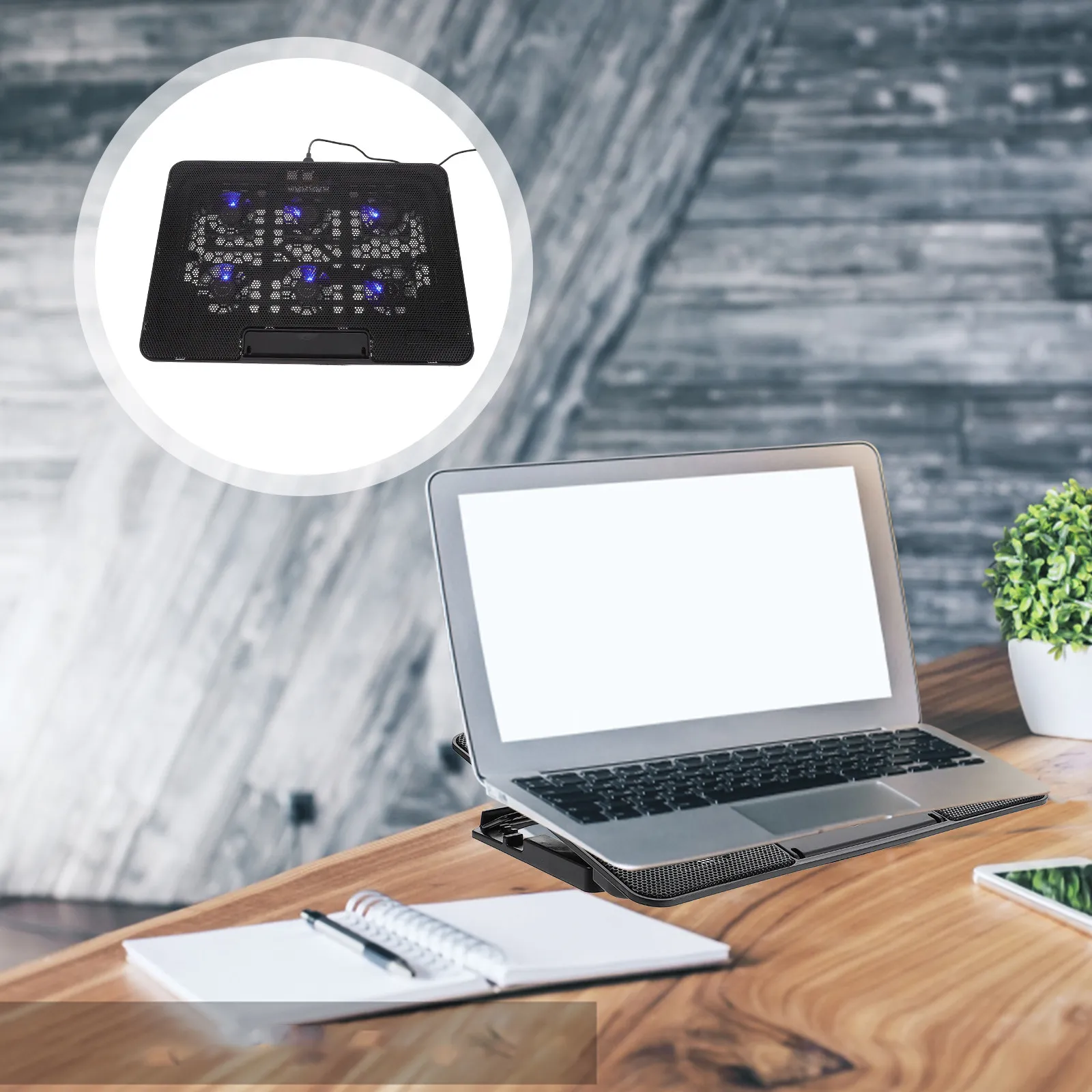 6-Fan Laptop Cooling Pad Ultra-Quiet High-Durability Plastic Adjustable Height Lightweight Slim Design for Gaming Office Travel
6-Fan Laptop Cooling Pad Ultra-Quiet High-Durability Plastic Adjustable Height Lightweight Slim Design for Gaming Office Travel