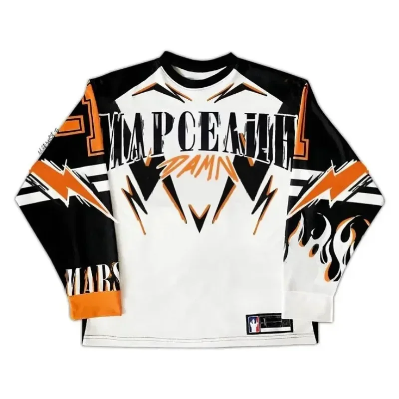 Harajuku Hip Hop Letter Russia Jersey Y2K Sweatshirt Men Women Oversized TShirt New Breathable Crew Neck Cotton Long Sleeve Tops
Harajuku Hip Hop Letter Russia Jersey Y2K Sweatshirt Men Women Oversized TShirt New Breathable Crew Neck Cotton Long Sleeve Tops