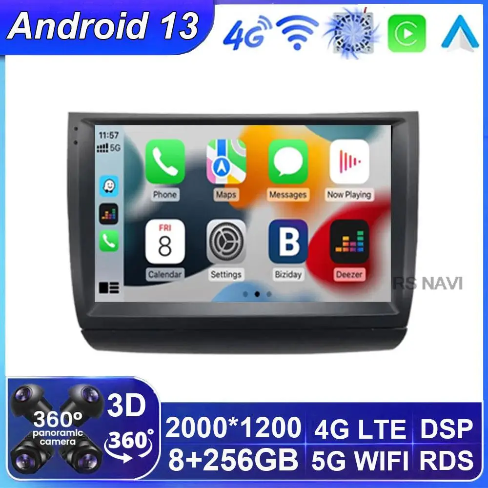 Android 13 Car Radio for Toyota Prius 20 2003-2009 Carplay Auto Multimedia Video Player Navigation Head Unit WIFI+4G 360 Camera
Android 13 Car Radio for Toyota Prius 20 2003-2009 Carplay Auto Multimedia Video Player Navigation Head Unit WIFI+4G 360 Camera