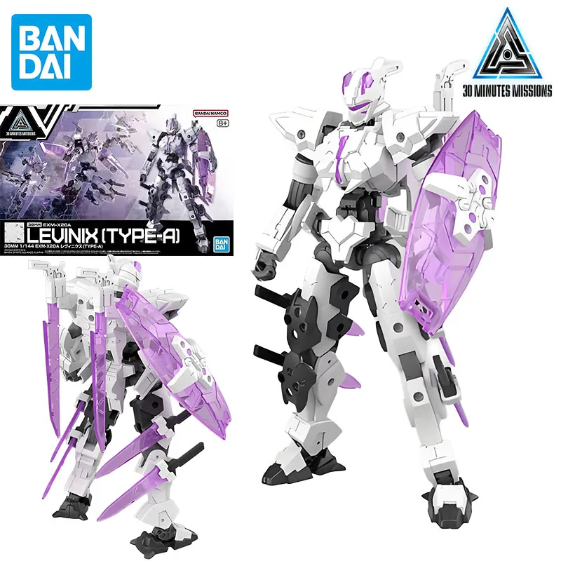 BANDAI Original MODEL KIT GUNDAM 30MM 1/144 EXM-X20A LEVINIX TYPE A Аниме Фигурка Сборка Модель Игрушки Модель Подарки для мальчиков
BANDAI Original MODEL KIT GUNDAM 30MM 1/144 EXM-X20A LEVINIX TYPE A Аниме Фигурка Сборка Модель Игрушки Модель Подарки для мальчиков
