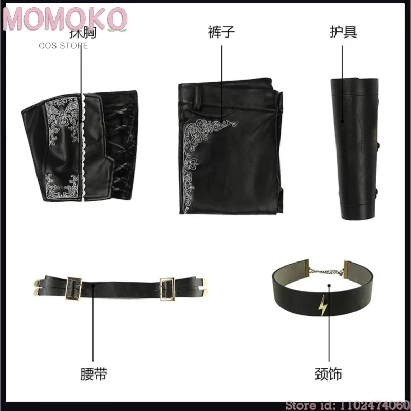 DMC Trish Cosplay Costume Wig Black Top Pants Devil Game Hunter May Cry Women Sexy Wig Halloween Carnival Anime Roleplay Uniform
DMC Trish Cosplay Costume Wig Black Top Pants Devil Game Hunter May Cry Women Sexy Wig Halloween Carnival Anime Roleplay Uniform