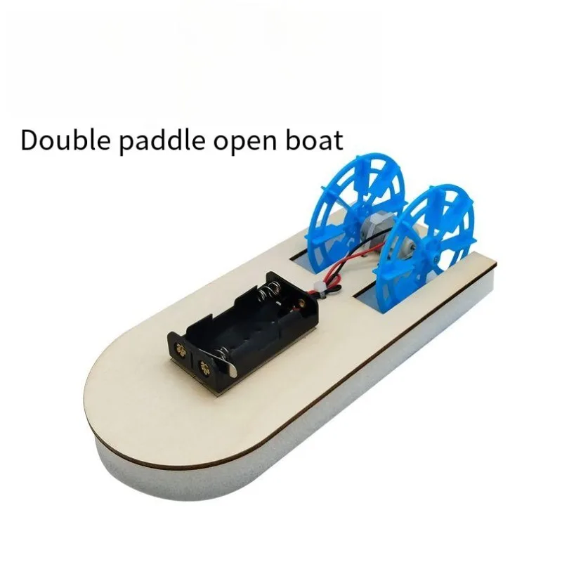 STEM 3D Assembly DIY Paddle Wheel Boat Model Kids Technology Production Science Experiment Electric Boat Handmade Assembling
STEM 3D Assembly DIY Paddle Wheel Boat Model Kids Technology Production Science Experiment Electric Boat Handmade Assembling