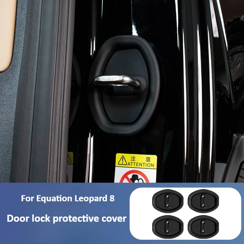For BYD Equation Leopard 8 Door Lock Cover Silicone Cushioning Rubber Shock Absorbing Silent Protective Sleeve Accessories
For BYD Equation Leopard 8 Door Lock Cover Silicone Cushioning Rubber Shock Absorbing Silent Protective Sleeve Accessories
