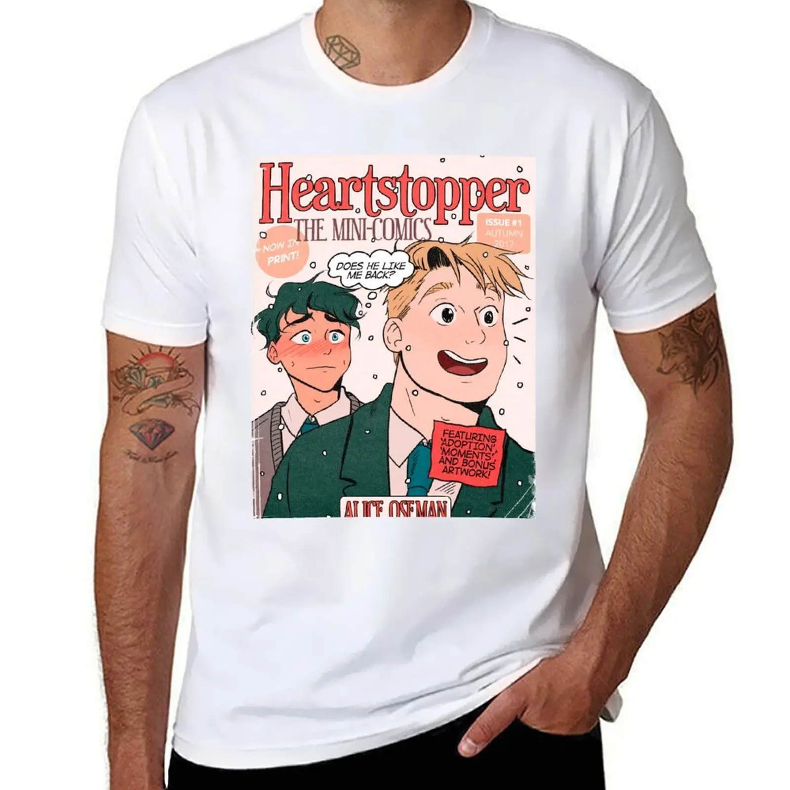 Heartstopper Comics Cover Art by Alcie Oseman T-Shirt man t shirt cotton high quality man t shirts for men casual T-Shirt
Heartstopper Comics Cover Art by Alcie Oseman T-Shirt man t shirt cotton high quality man t shirts for men casual T-Shirt