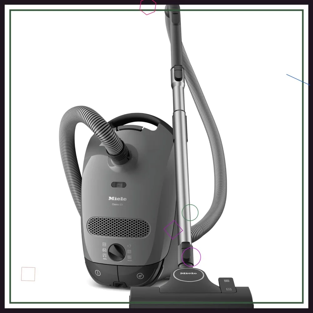 Classic C1 Pure Suction Bagged Canister Vacuum in Graphite Grey - Portable Household Cleaner
Classic C1 Pure Suction Bagged Canister Vacuum in Graphite Grey - Portable Household Cleaner