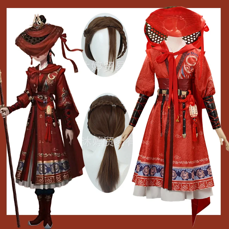 Entomologist Melly Cosplay Game Identity V Melly Plinius Cosplay Woman Red Dress Hat Suit Halloween Party Uniform Prop for Women
Entomologist Melly Cosplay Game Identity V Melly Plinius Cosplay Woman Red Dress Hat Suit Halloween Party Uniform Prop for Women