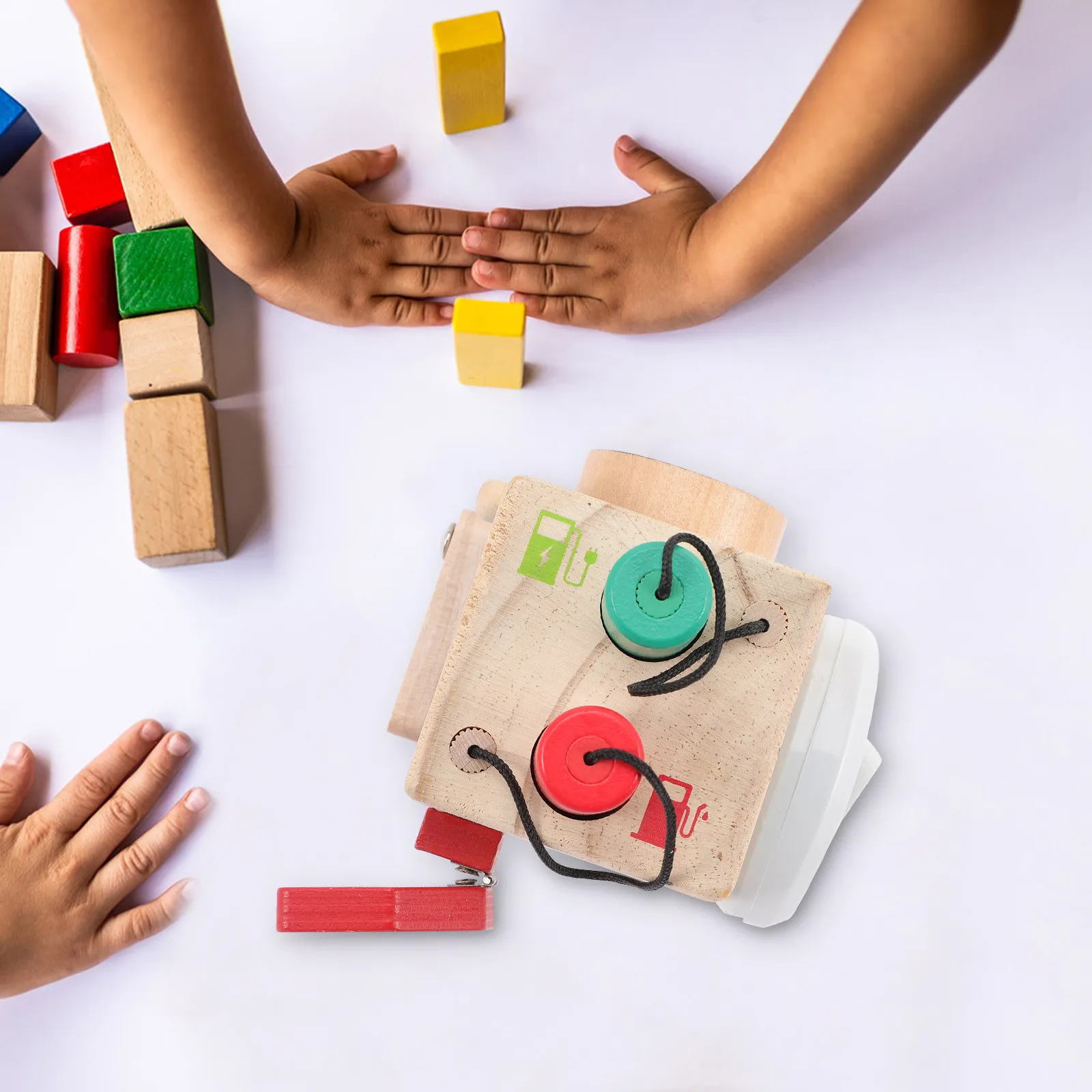 Early Wooden Busy Cube Montessori Educational Activity Board for Kids Creative Imagination Sensory Development
Early Wooden Busy Cube Montessori Educational Activity Board for Kids Creative Imagination Sensory Development