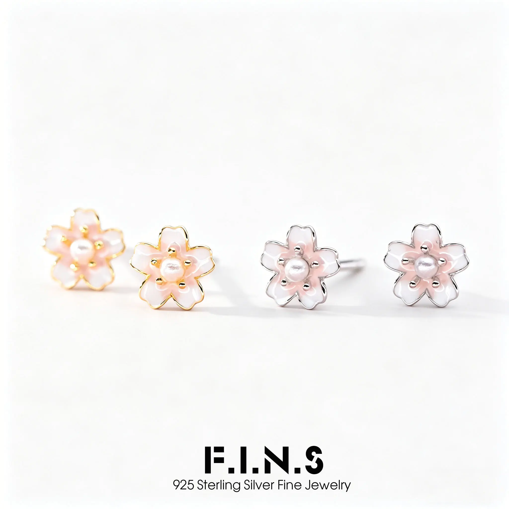F.I.N.S Pink Cherry Blossom S925 Sterling Silver Pearl Stud Earrings Women Cute Plant Fine Jewelry Minimalist Accessories Gifts
F.I.N.S Pink Cherry Blossom S925 Sterling Silver Pearl Stud Earrings Women Cute Plant Fine Jewelry Minimalist Accessories Gifts