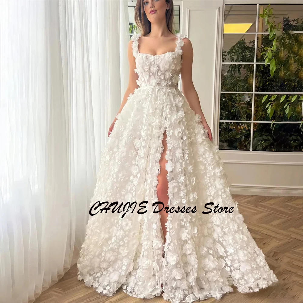 3D Flowers Lace Up Back Wedding Dress Floor length vestidos de novia A line Custom Evening Dresses Bridal Gowns Vestido de novia
3D Flowers Lace Up Back Wedding Dress Floor length vestidos de novia A line Custom Evening Dresses Bridal Gowns Vestido de novia