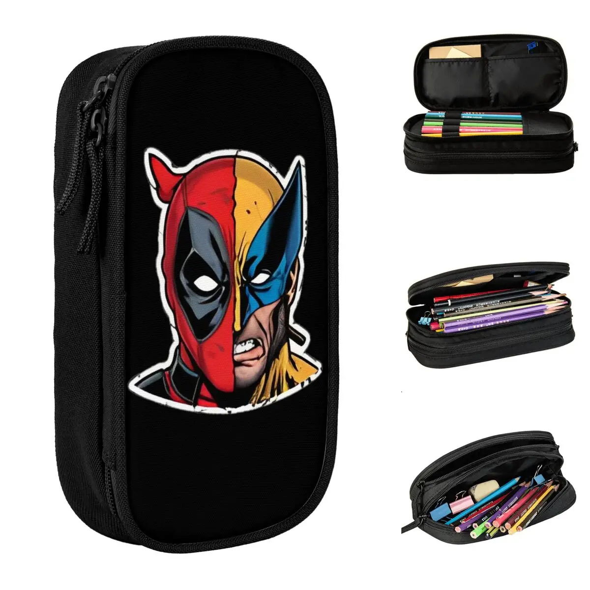 Pool And Wolf Deadpool Woolverine Pencil чехол ilcases Pen Holder для девочек и мальчиков
Pool And Wolf Deadpool Woolverine Pencil чехол ilcases Pen Holder для девочек и мальчиков