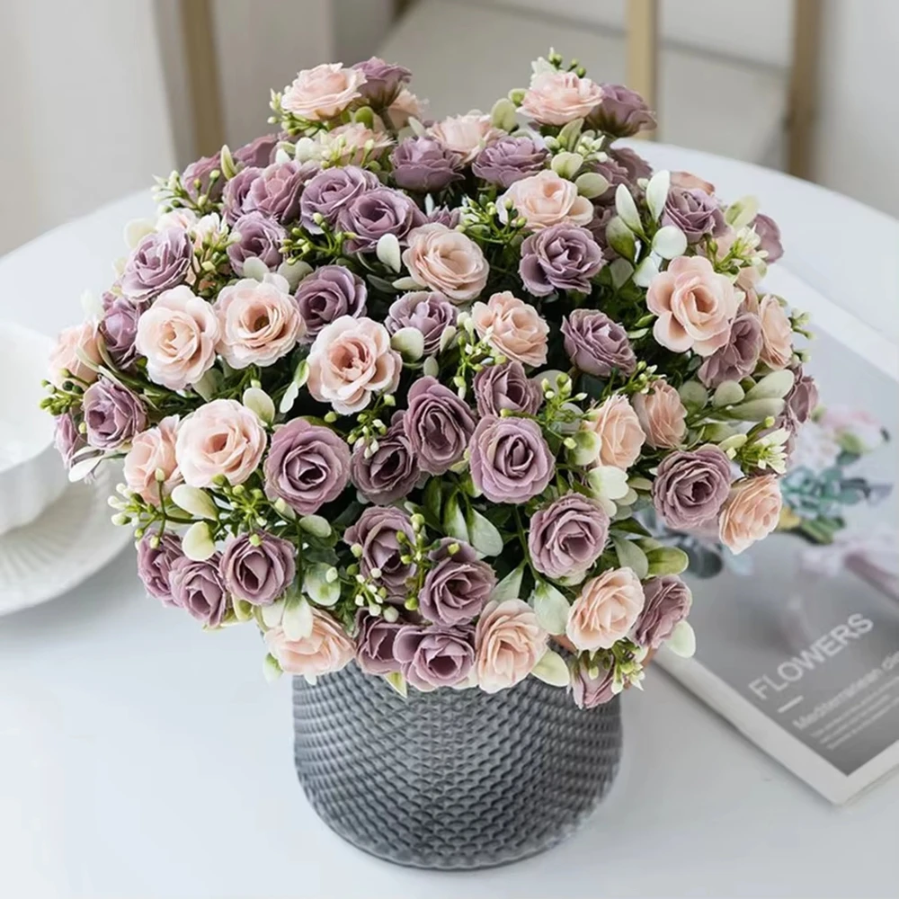 Artificial Flowers Silk Rose Wedding Bridal Bouquet Home Room Outdoor Garden Archway Ultraviolet Proof DIY Gift Decoration Stage
Artificial Flowers Silk Rose Wedding Bridal Bouquet Home Room Outdoor Garden Archway Ultraviolet Proof DIY Gift Decoration Stage