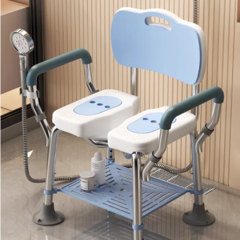 Bathroom Chair for Elderly with Backrest Shower Seat Safety Non-Slip Locking Ideal for Senior Citizen Pregnant Women Bath Aids
Bathroom Chair for Elderly with Backrest Shower Seat Safety Non-Slip Locking Ideal for Senior Citizen Pregnant Women Bath Aids