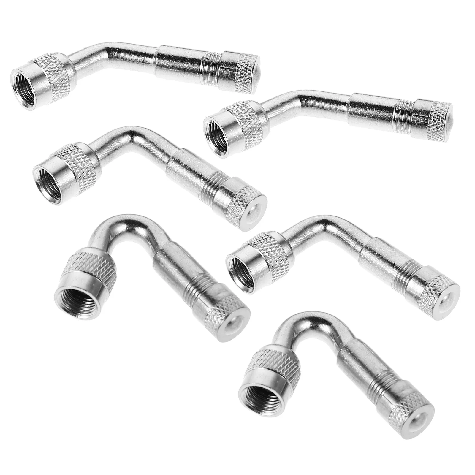 6Pcs Valve Stem Extenders Universal Angled Valve Stem Extension Kit for Car Motorcycle Bicycle Rv Truck Tire Inflation
6Pcs Valve Stem Extenders Universal Angled Valve Stem Extension Kit for Car Motorcycle Bicycle Rv Truck Tire Inflation