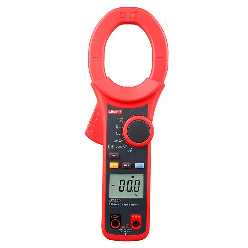UNI-T UT220 LCD Display AC/DC 2000A Digital Clamp Meter True RMS Resistance Tester Frequency Diode Low Pass Filter
UNI-T UT220 LCD Display AC/DC 2000A Digital Clamp Meter True RMS Resistance Tester Frequency Diode Low Pass Filter
