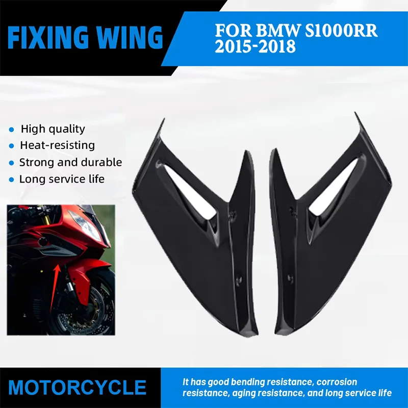 Motorcycle Front Aerodynamic Wing Fixed Wing Spoiler For BMW S1000RR S 1000RR 2015-2018 Side Wing Side Winglet Fairing
Motorcycle Front Aerodynamic Wing Fixed Wing Spoiler For BMW S1000RR S 1000RR 2015-2018 Side Wing Side Winglet Fairing