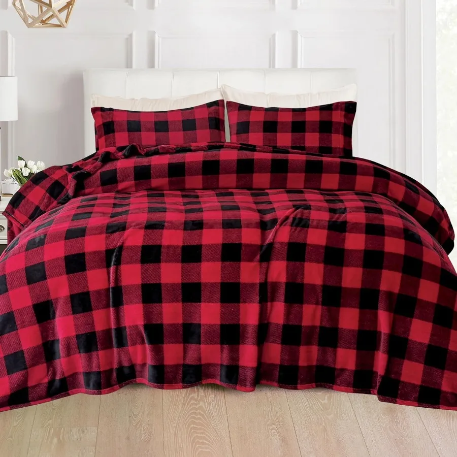 Velvel Fleece 4 Pieces Sheet Set - Queen Buffalo Red
Velvel Fleece 4 Pieces Sheet Set - Queen Buffalo Red