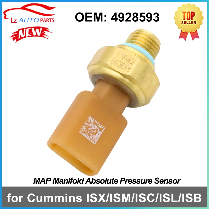 Датчик абсолютного давления в коллекторе MAP 4928593 для Cummins ISX ISM ISC ISL ISB 4921748 4087987 4903276 4903292 904-7107
Датчик абсолютного давления в коллекторе MAP 4928593 для Cummins ISX ISM ISC ISL ISB 4921748 4087987 4903276 4903292 904-7107