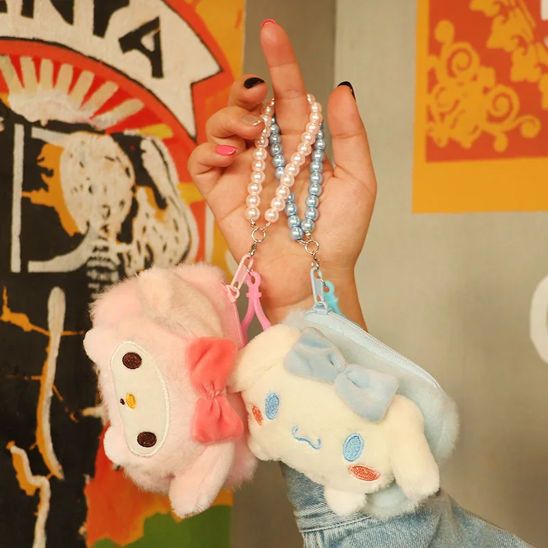 Plush White Dog Coin Purse Headphones Cartoon Cute Little Bag Student Key Card Holder
Plush White Dog Coin Purse Headphones Cartoon Cute Little Bag Student Key Card Holder