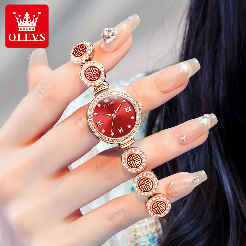 OLEVS 5630 Women Watch Luxury Brand Diamond Watch Date Waterproof Clock Quartz Watch Exclusive Blessing Bracelet Women Watch
OLEVS 5630 Women Watch Luxury Brand Diamond Watch Date Waterproof Clock Quartz Watch Exclusive Blessing Bracelet Women Watch