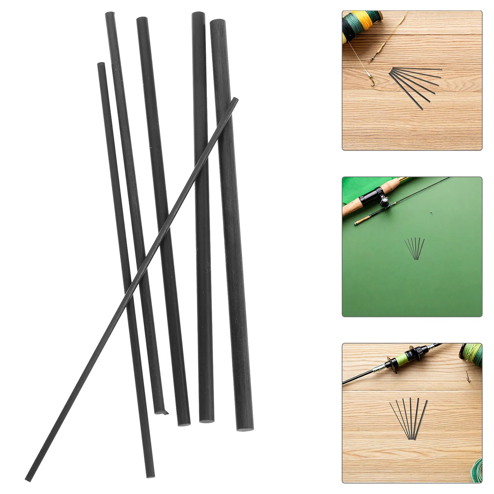 18Pcs Carbon Fiber Rod Repair Kit High Durability Solid Blanks for Broken Fishing Pole Fixing Spinning Baitcasting Saltwater
18Pcs Carbon Fiber Rod Repair Kit High Durability Solid Blanks for Broken Fishing Pole Fixing Spinning Baitcasting Saltwater