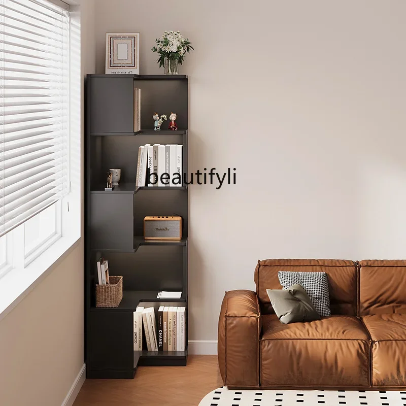 B6 Retro style corner bookshelf floor rack living room corner cabinet multi-layer storage display cabinet
B6 Retro style corner bookshelf floor rack living room corner cabinet multi-layer storage display cabinet