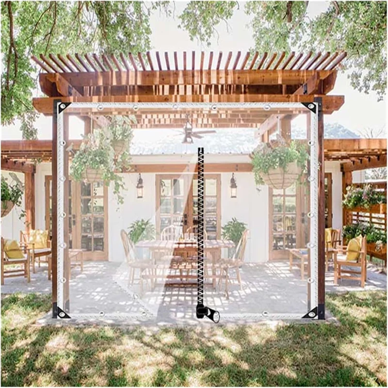 Ткань черно-белая 0,35 мм с окантовкой, прозрачный ПВХ-тент на молнии для теплиц, патио, сада, уличного использования, балкона
Ткань черно-белая 0,35 мм с окантовкой, прозрачный ПВХ-тент на молнии для теплиц, патио, сада, уличного использования, балкона