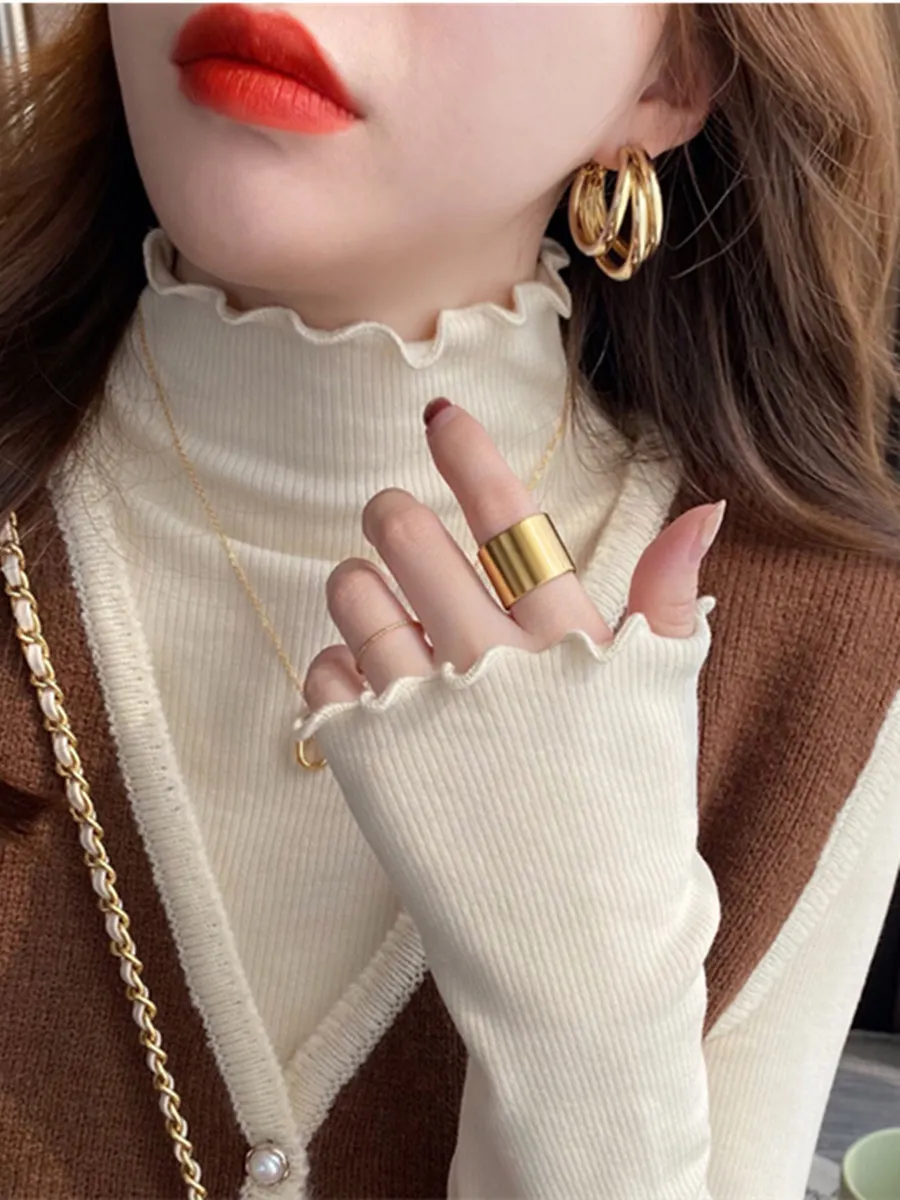 Women Autumn Winter Mock Neck Sweater Elegant Slim Solid Knitted Knititng Jumpers Female Long Sleeve Pullover Knitwear R426
Women Autumn Winter Mock Neck Sweater Elegant Slim Solid Knitted Knititng Jumpers Female Long Sleeve Pullover Knitwear R426