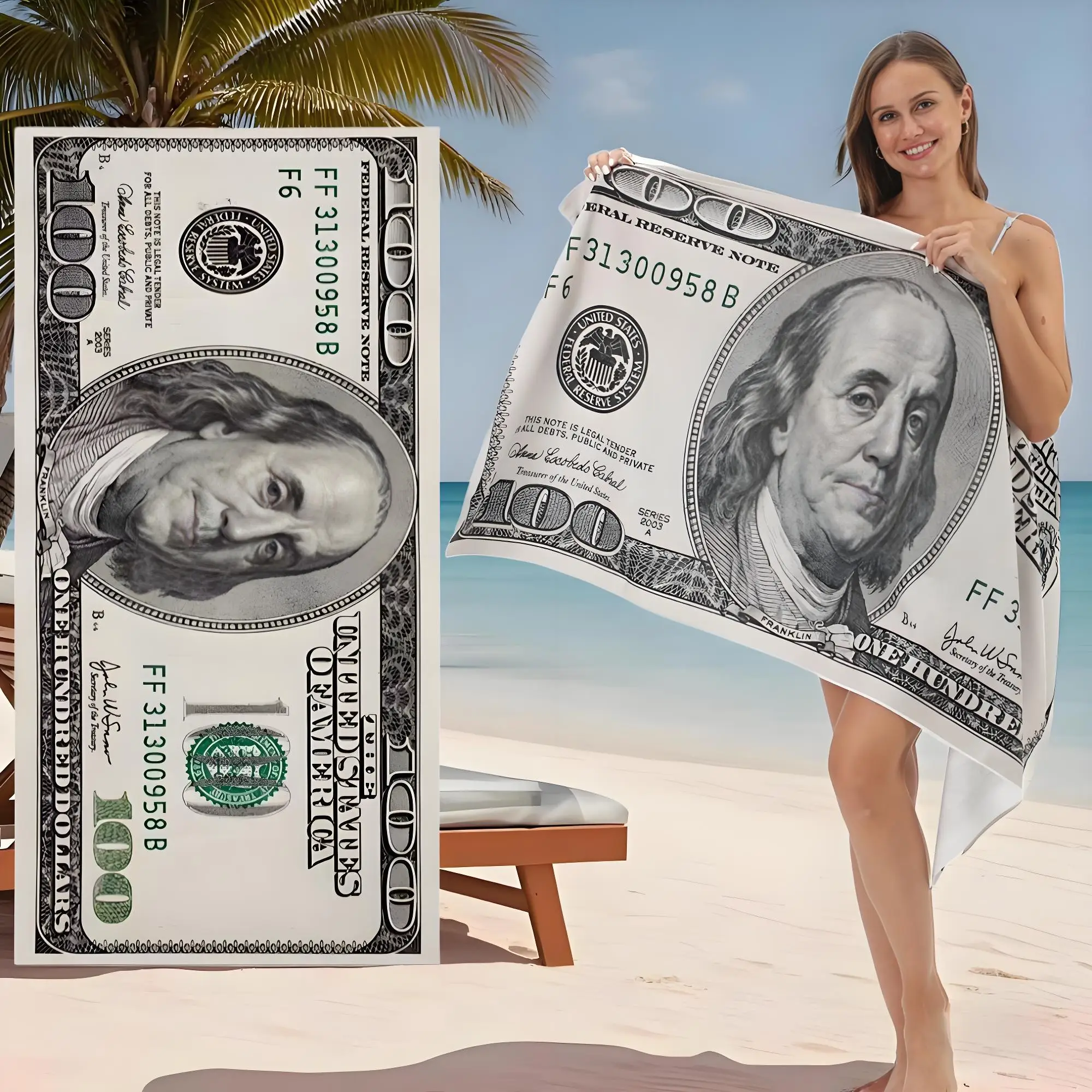 Dollar Beach Towel Accessories Bath Towel Large Size Dry Quick Gym Microfiber Bath Suitable for Swimming and Sunbathing
Dollar Beach Towel Accessories Bath Towel Large Size Dry Quick Gym Microfiber Bath Suitable for Swimming and Sunbathing