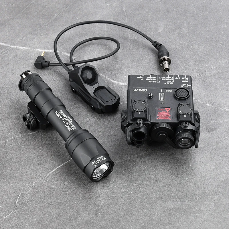 Tactical DBAL A2 Red Green Blue IR Laser Sight M300 M600 Surefir Flashlight AXON Dual Switch Airsoft Hunting Gear Fit 20mm Rail
Tactical DBAL A2 Red Green Blue IR Laser Sight M300 M600 Surefir Flashlight AXON Dual Switch Airsoft Hunting Gear Fit 20mm Rail