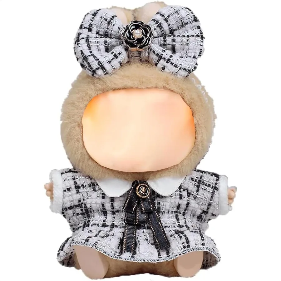 17cm Doll Clothes Desinger Clothes for 6.7 inch Plush Dolls Cute Outfits Clothing Dolls Accories Set LBBCWhite
17cm Doll Clothes Desinger Clothes for 6.7 inch Plush Dolls Cute Outfits Clothing Dolls Accories Set LBBCWhite