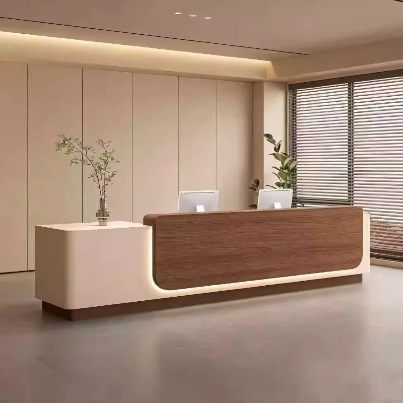 Modern Luxury Reception Desk Front Beauty Institute Study Reception Desk Coffee Shop Counter Comptoir Caisse Luxury Furniture
Modern Luxury Reception Desk Front Beauty Institute Study Reception Desk Coffee Shop Counter Comptoir Caisse Luxury Furniture