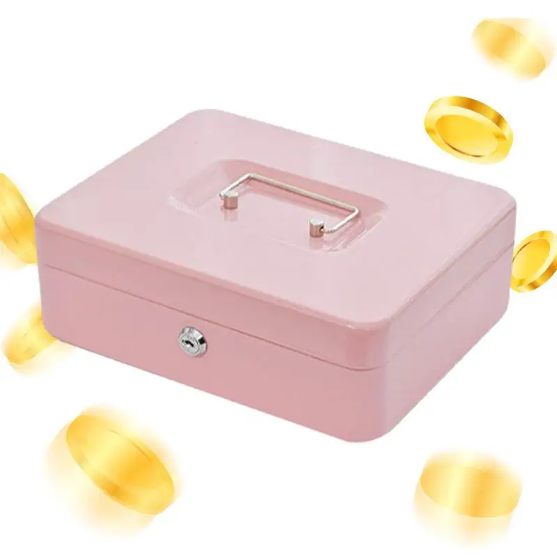 Money Box Compact Cash Safe Lock Box Metal Locking Secure Portable Saving Organizer For Valuables Business Document Register
Money Box Compact Cash Safe Lock Box Metal Locking Secure Portable Saving Organizer For Valuables Business Document Register