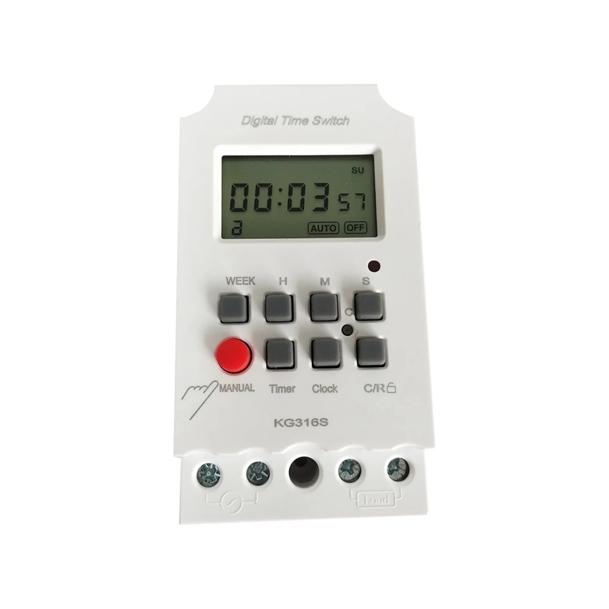 220VAC 25A KG316S Digital 1 Second Timer Switch Automatic Electronic Programmable Power Timer Switch
220VAC 25A KG316S Digital 1 Second Timer Switch Automatic Electronic Programmable Power Timer Switch
